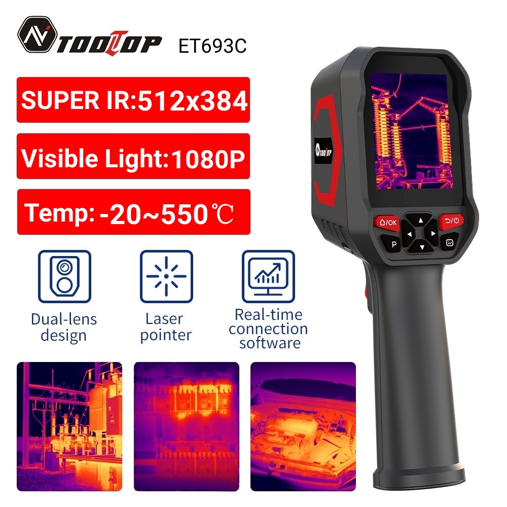 Thermal Imaging Camera Pcb Repair - TOOLTOP ET693C 슈퍼 IR 512x384 열화상