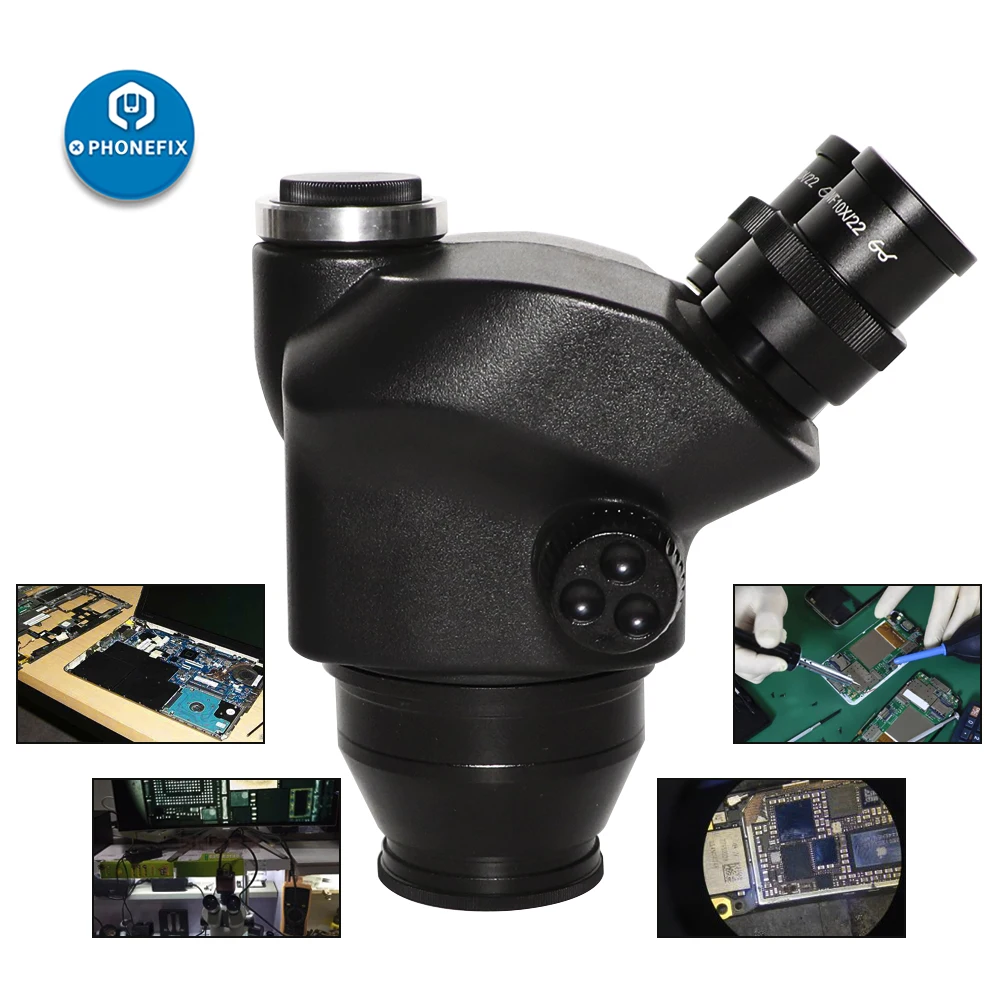 2020 블랙 삼안 스테레오 줌 현미경, 디지털 전자  - Trinocular Stereo Microscope 7X-45X 리뷰 및 가격