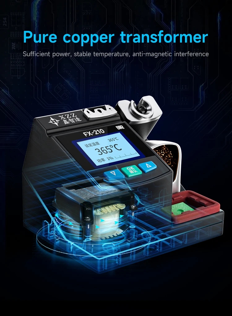 XZZ FX-210 초정밀 납땜 스테이션 45W 2초  - C210 Precision Soldering Station 리뷰 및 가격