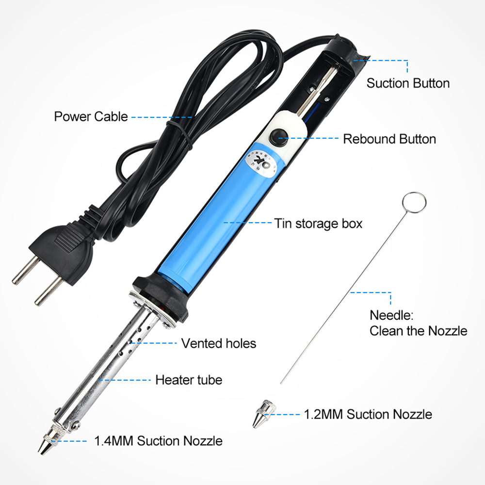 AC US 110V /EU 220V 전기 주석 흡입 펜 - Desoldering Pump Electric Vacuum Station 리뷰 및 가격